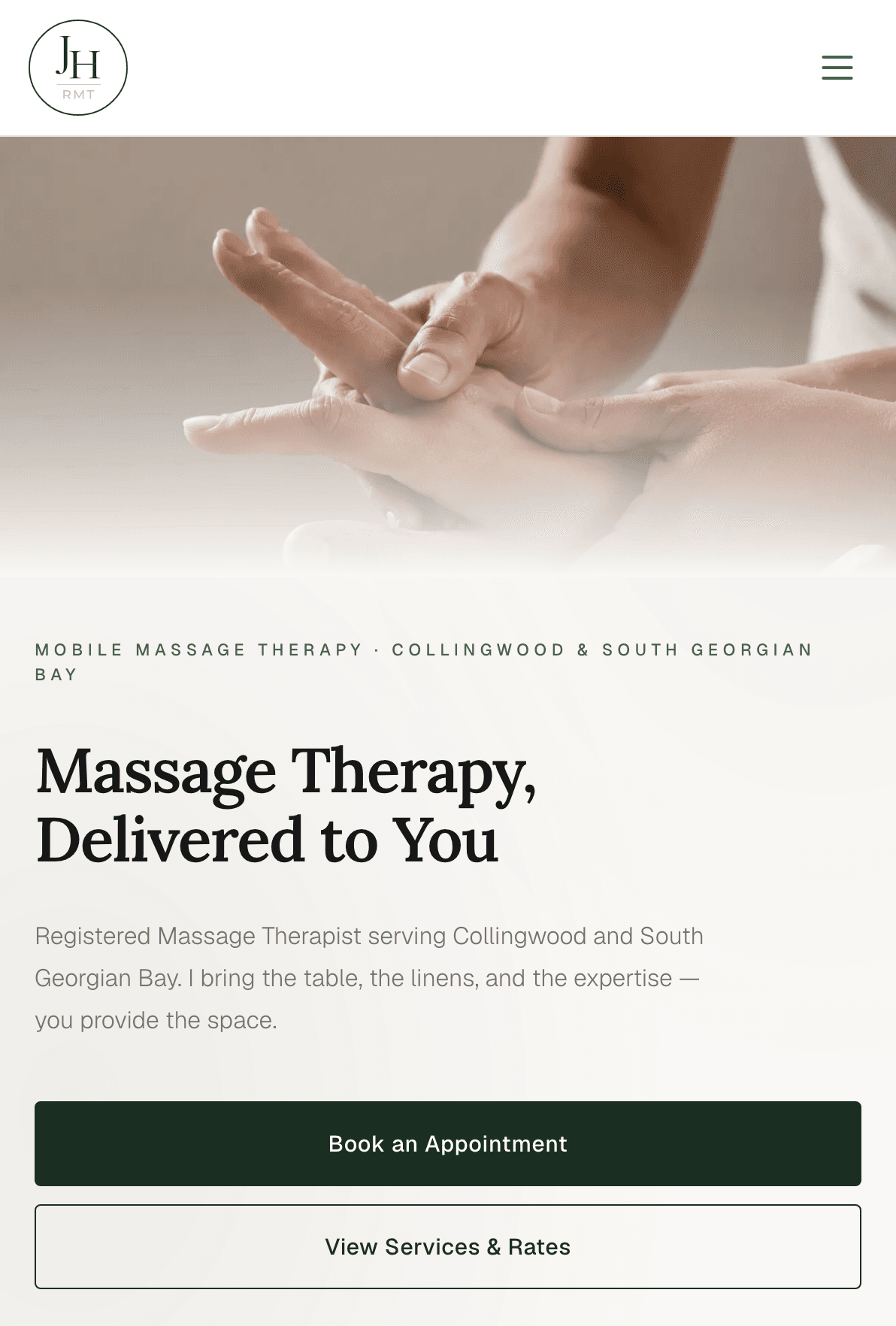 Jenn Hay RMT — mobile