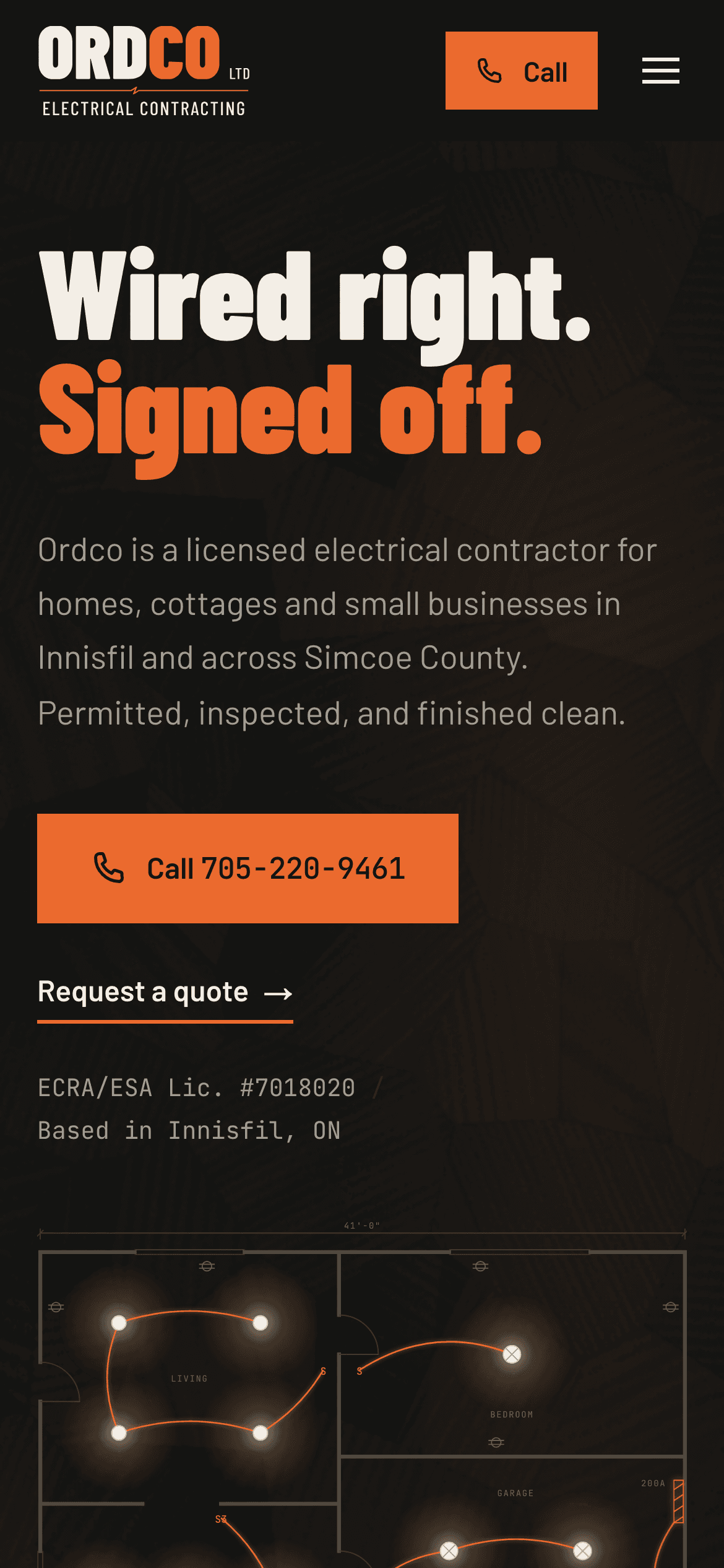 Ordco Electrical Contracting — mobile