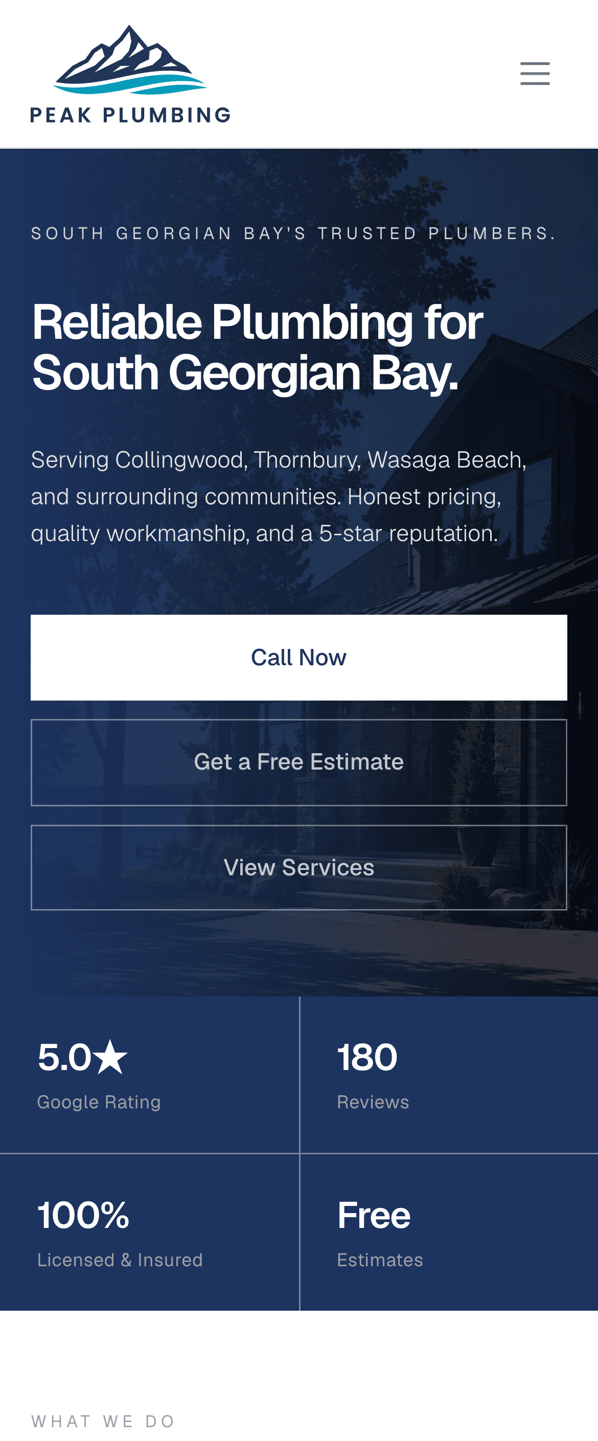 Peak Plumbing — mobile