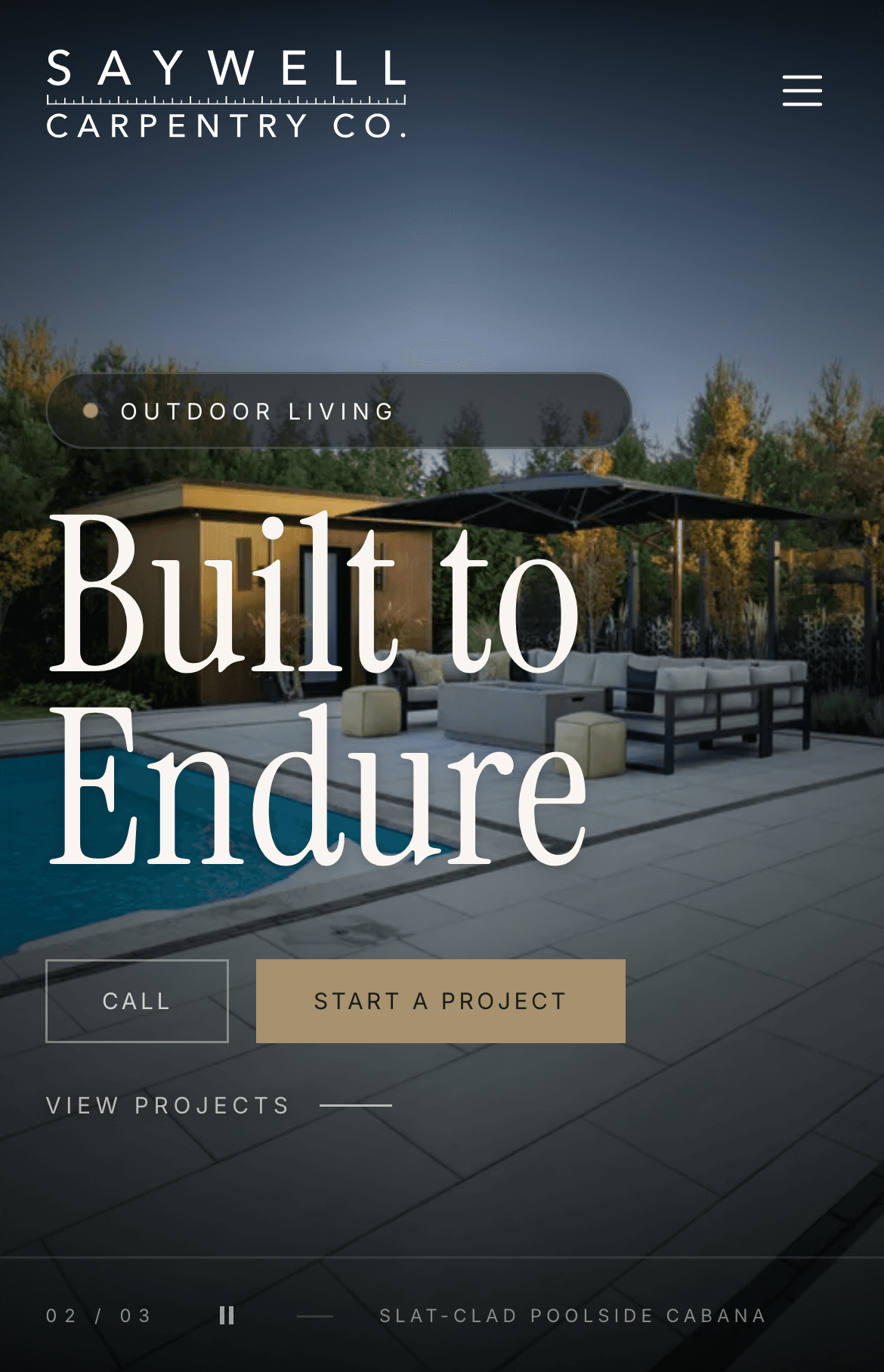 Saywell Carpentry Co. — mobile